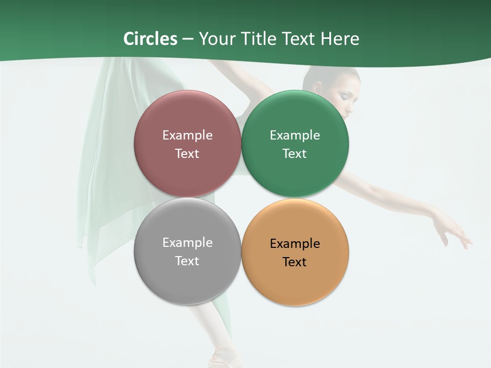 Tutu Exercise Jump PowerPoint Template