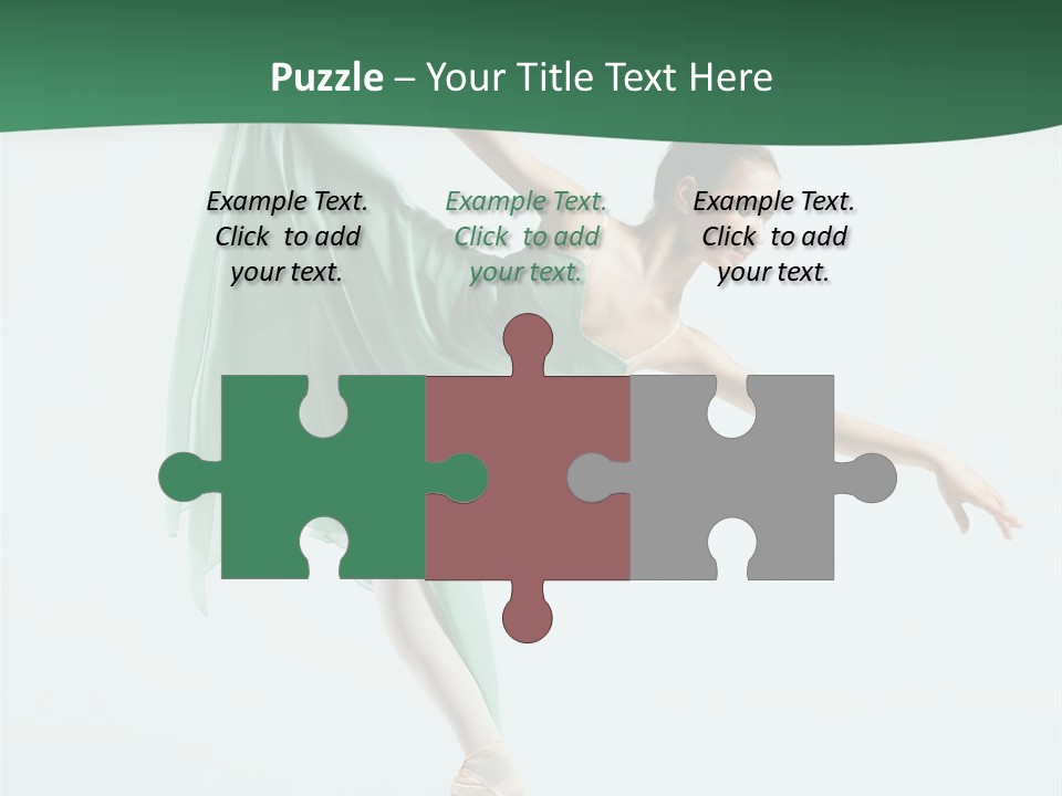 Tutu Exercise Jump PowerPoint Template