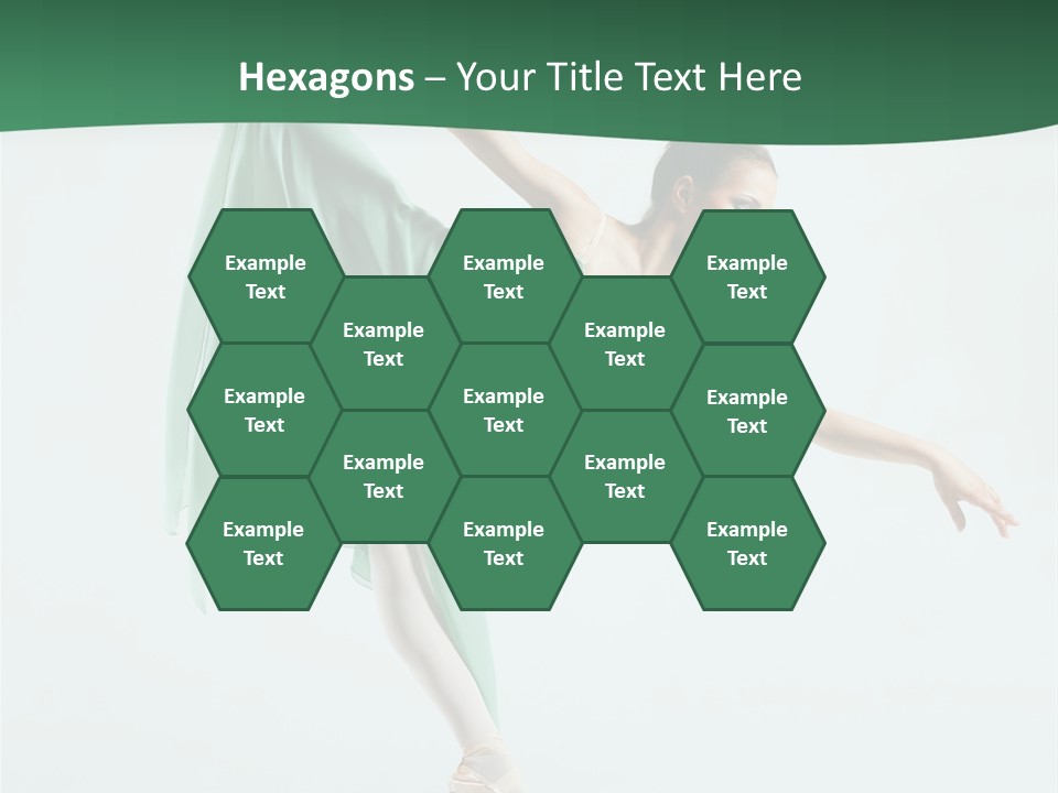 Tutu Exercise Jump PowerPoint Template