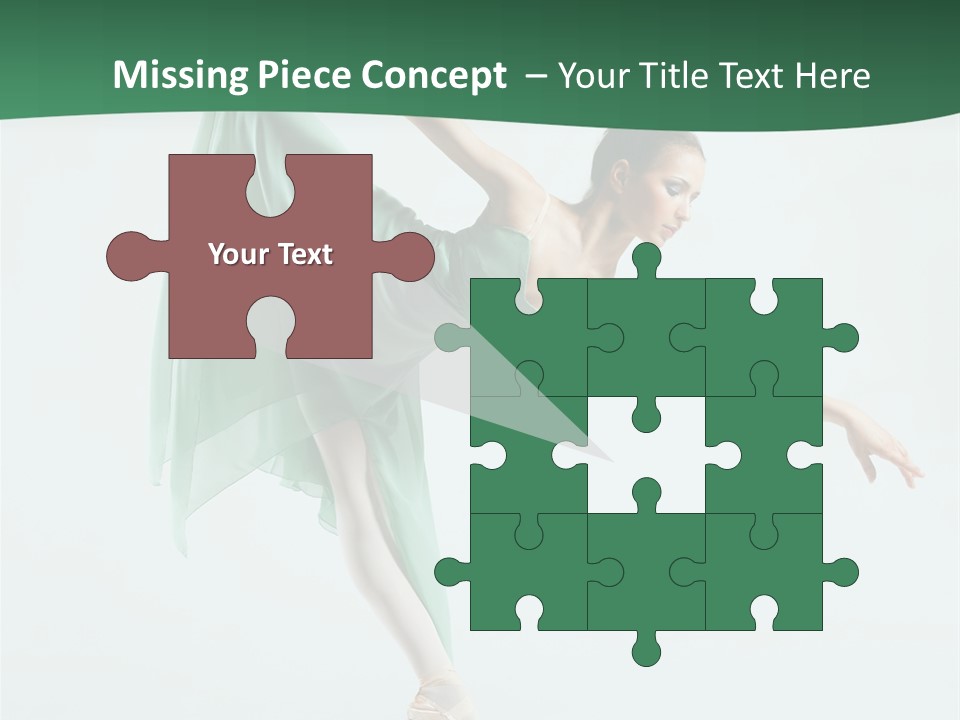 Tutu Exercise Jump PowerPoint Template