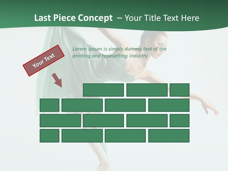 Tutu Exercise Jump PowerPoint Template