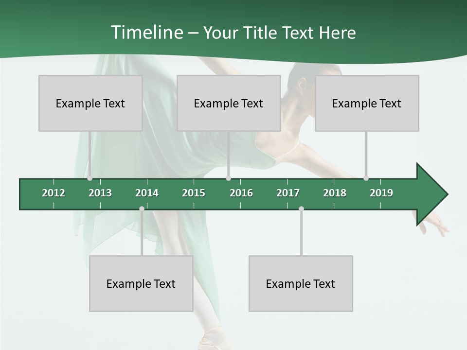 Tutu Exercise Jump PowerPoint Template