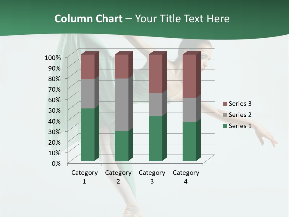 Tutu Exercise Jump PowerPoint Template