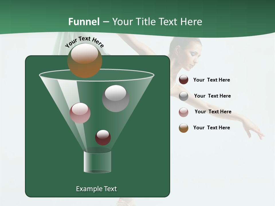Tutu Exercise Jump PowerPoint Template