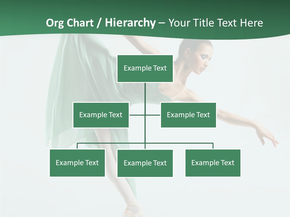 Tutu Exercise Jump PowerPoint Template