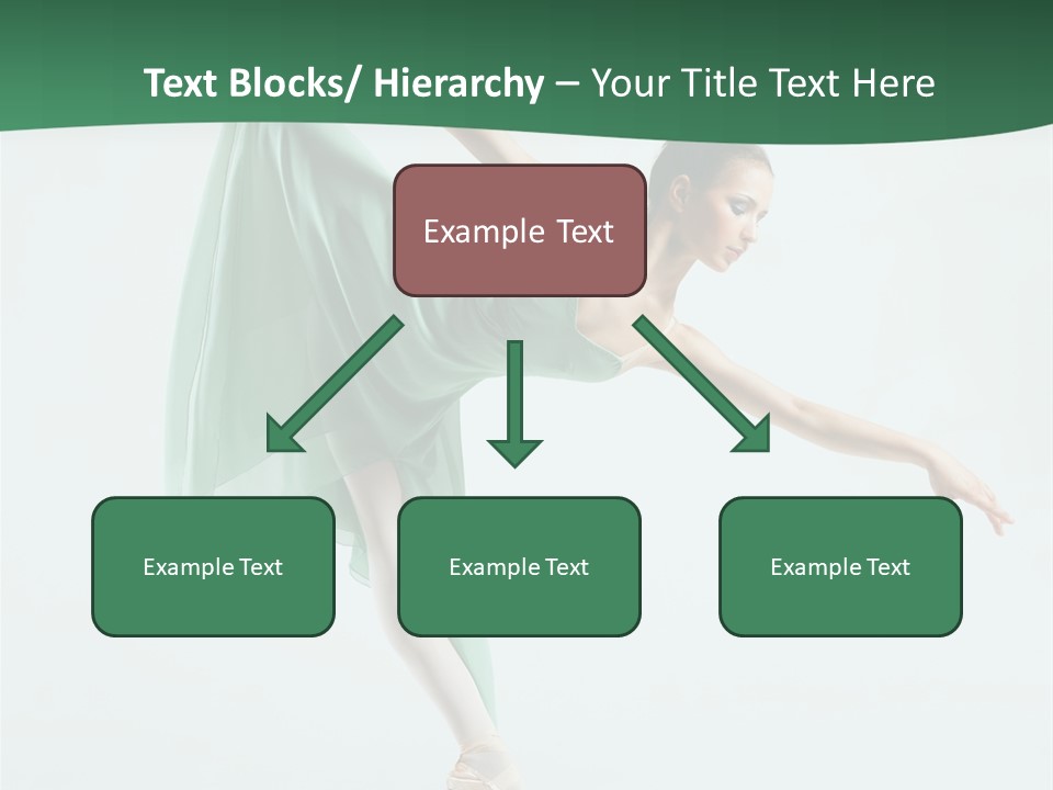 Tutu Exercise Jump PowerPoint Template