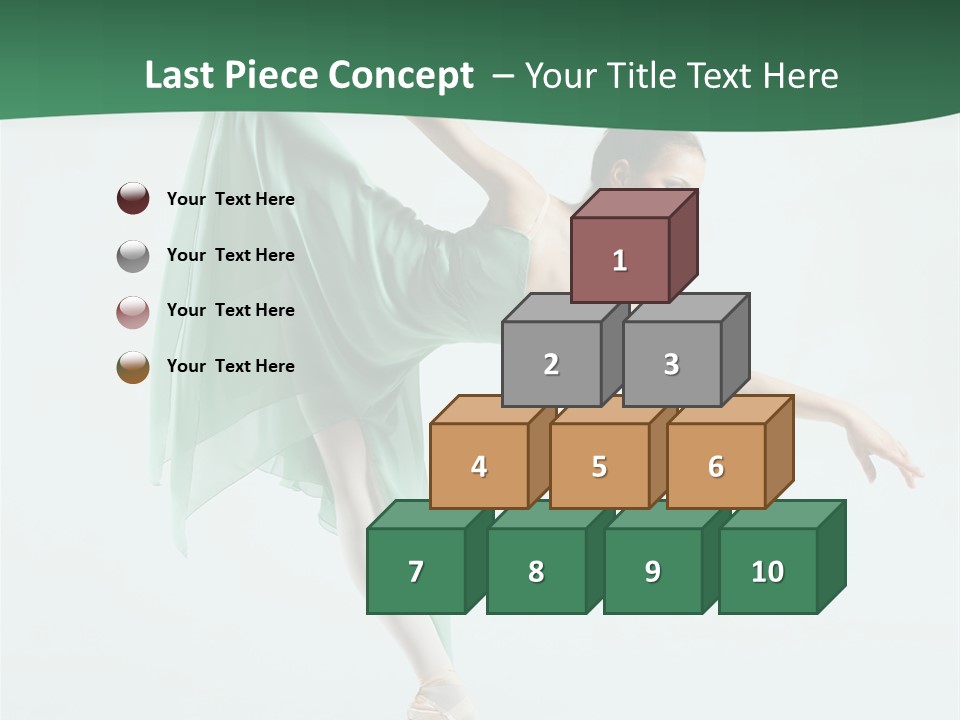 Tutu Exercise Jump PowerPoint Template