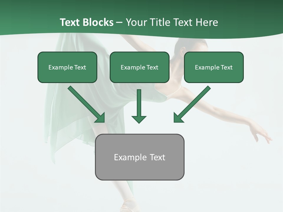 Tutu Exercise Jump PowerPoint Template