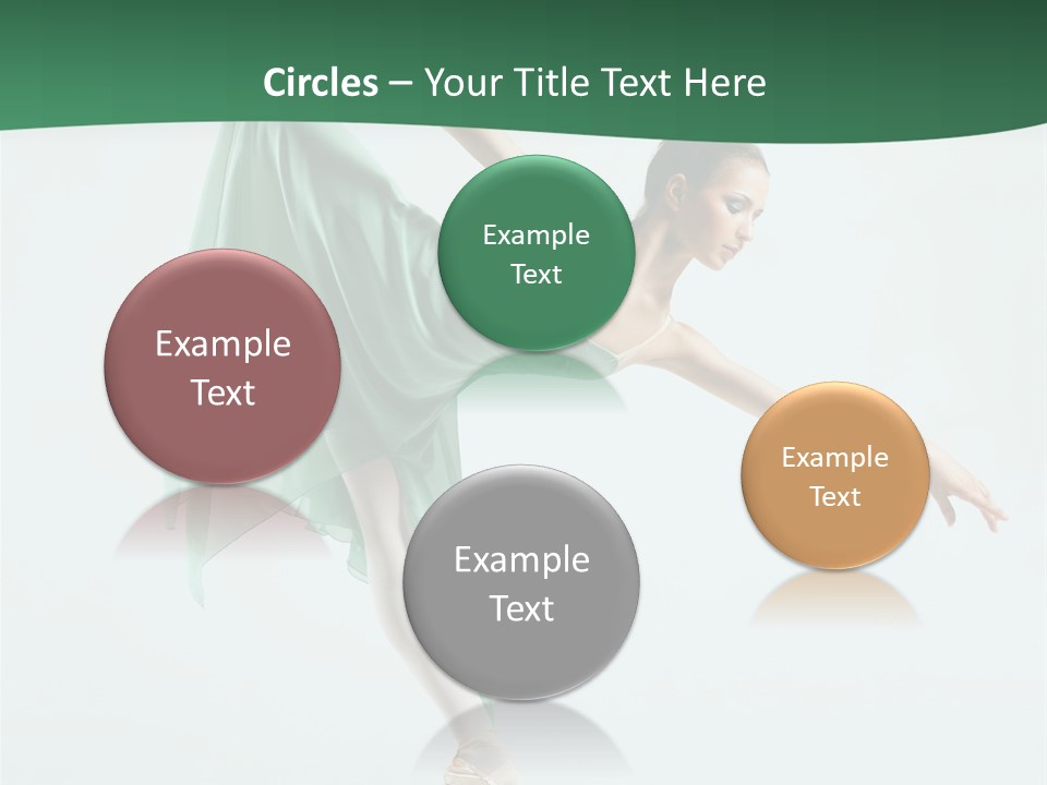 Tutu Exercise Jump PowerPoint Template