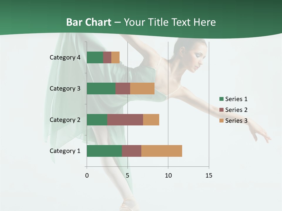 Tutu Exercise Jump PowerPoint Template