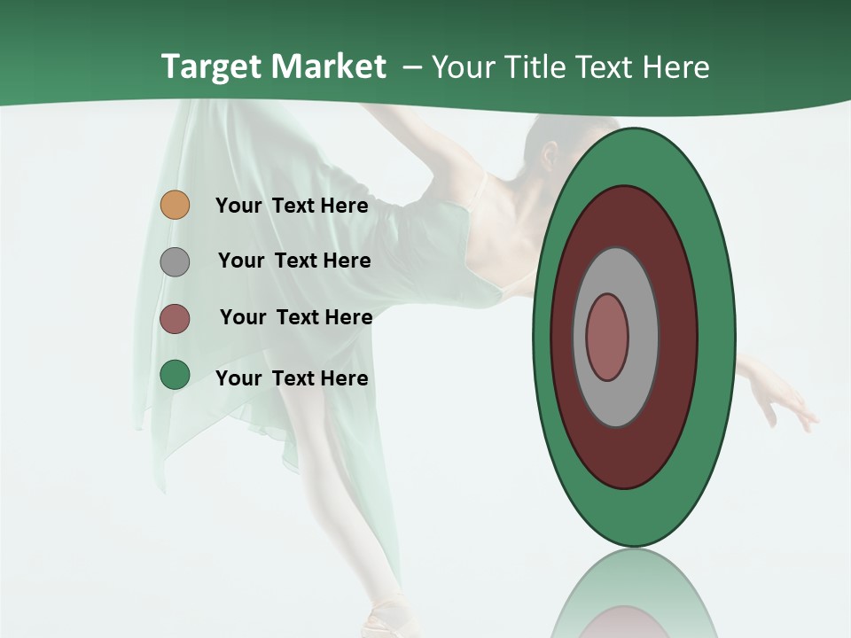 Tutu Exercise Jump PowerPoint Template