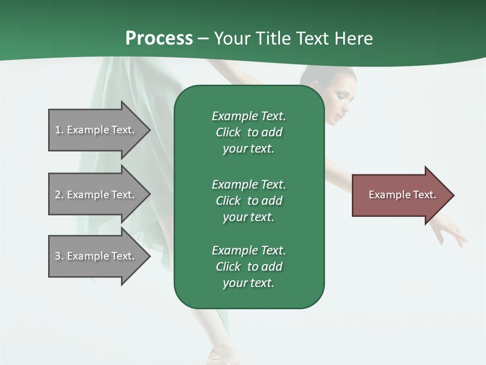 Tutu Exercise Jump PowerPoint Template