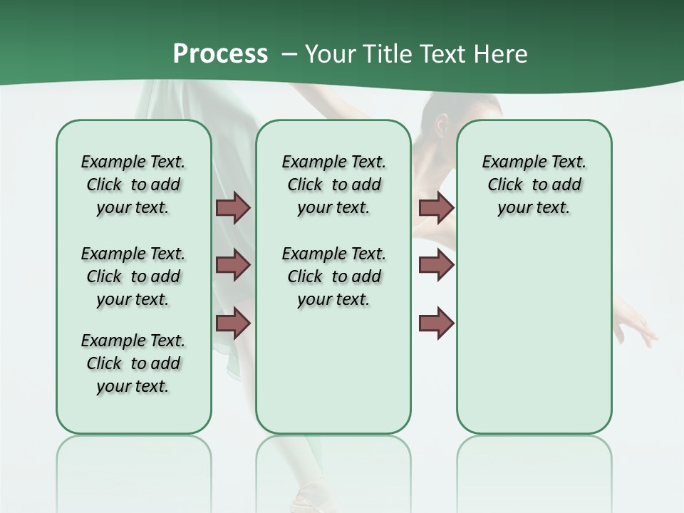 Tutu Exercise Jump PowerPoint Template