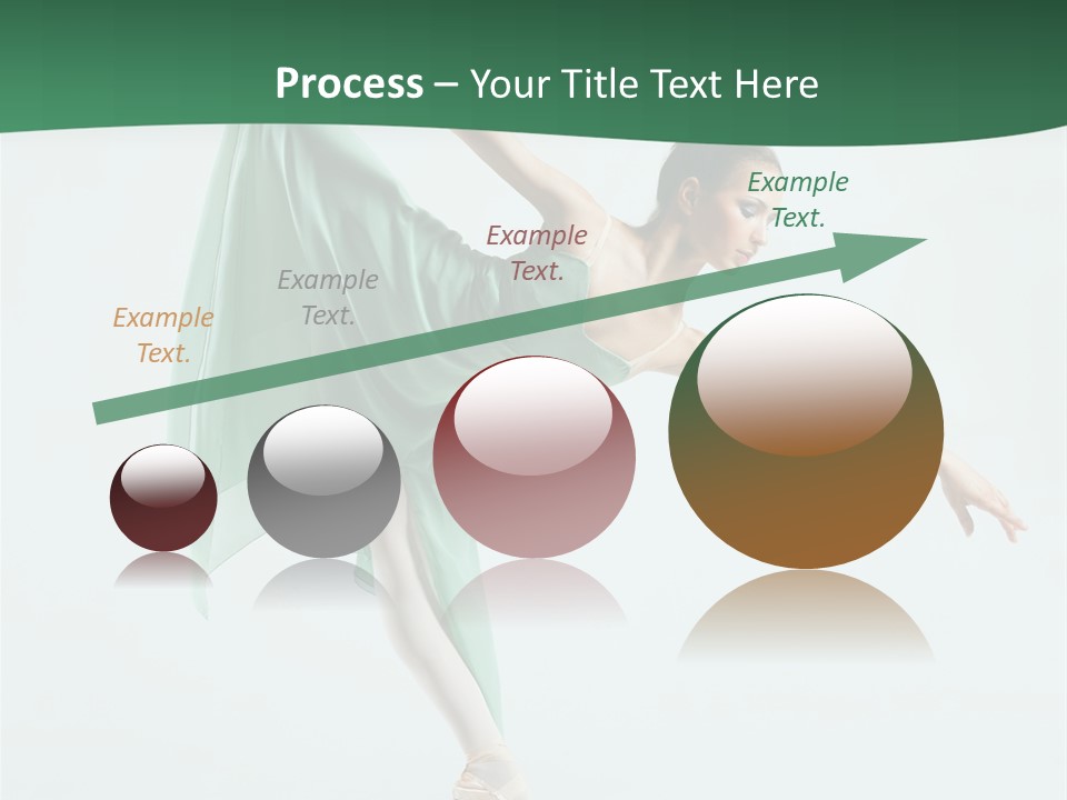 Tutu Exercise Jump PowerPoint Template