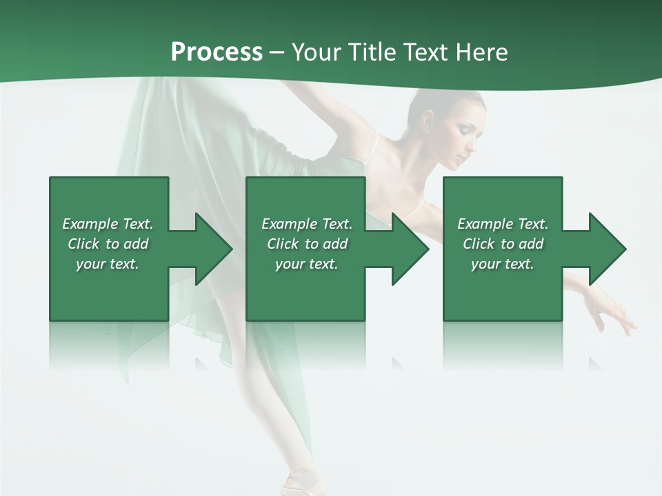 Tutu Exercise Jump PowerPoint Template