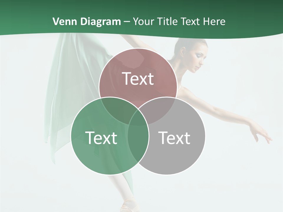 Tutu Exercise Jump PowerPoint Template