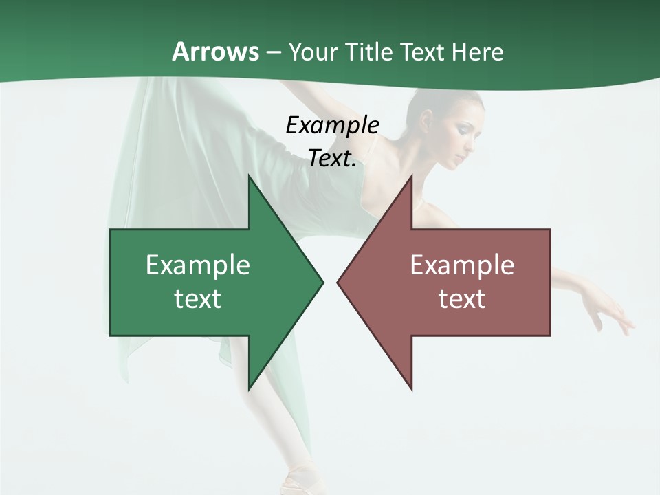 Tutu Exercise Jump PowerPoint Template