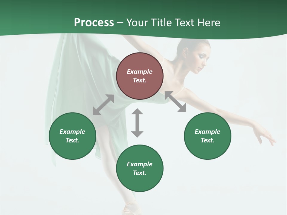 Tutu Exercise Jump PowerPoint Template