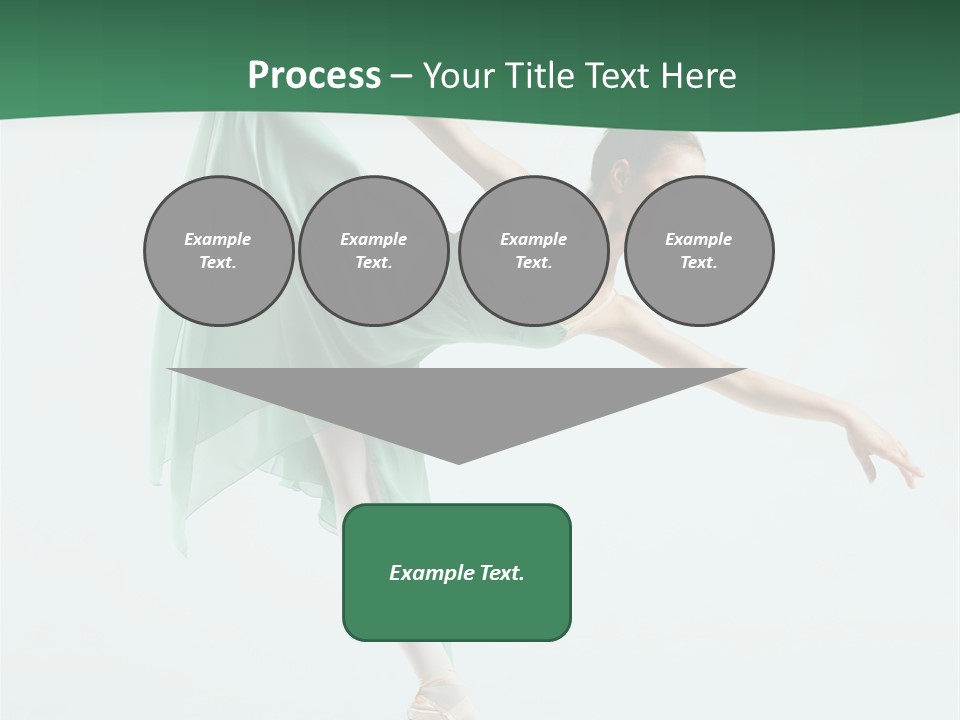 Tutu Exercise Jump PowerPoint Template
