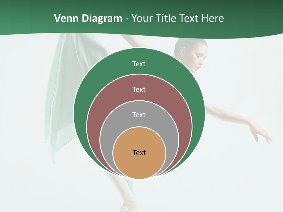 Tutu Exercise Jump PowerPoint Template