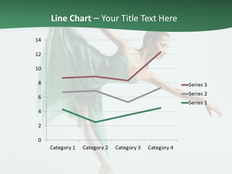 Tutu Exercise Jump PowerPoint Template