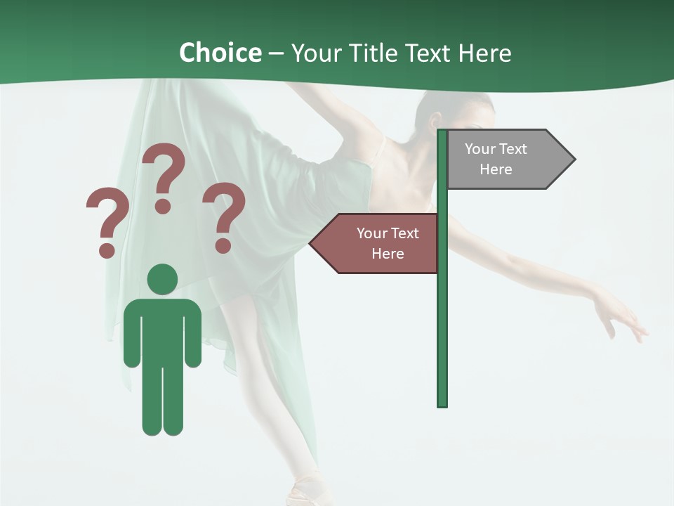 Tutu Exercise Jump PowerPoint Template