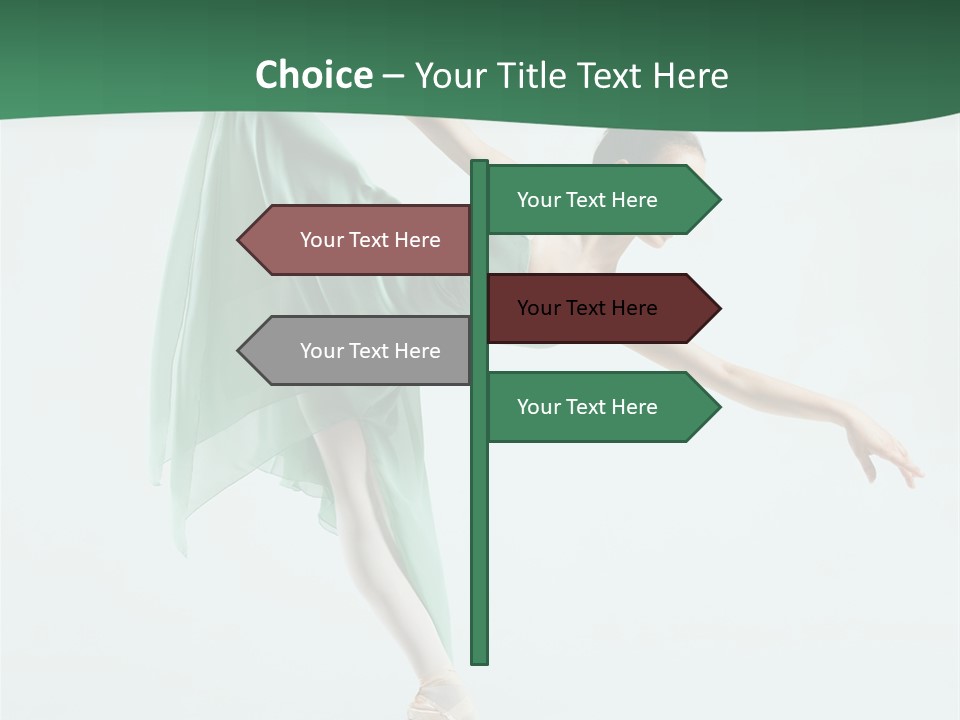 Tutu Exercise Jump PowerPoint Template