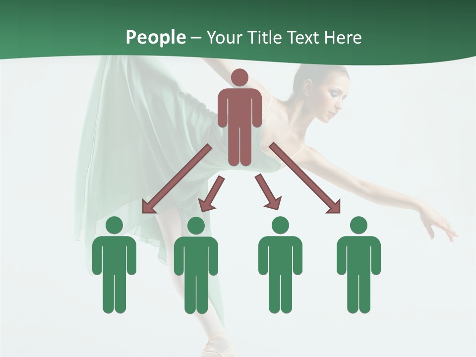 Tutu Exercise Jump PowerPoint Template