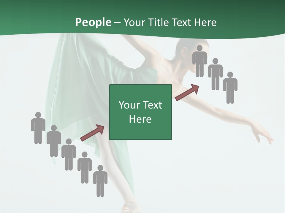 Tutu Exercise Jump PowerPoint Template