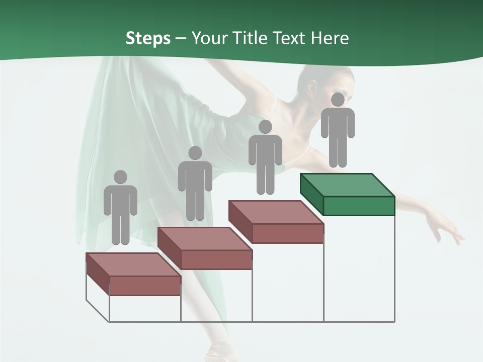 Tutu Exercise Jump PowerPoint Template
