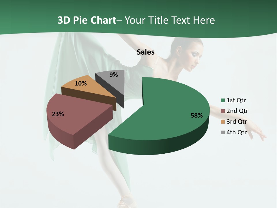 Tutu Exercise Jump PowerPoint Template