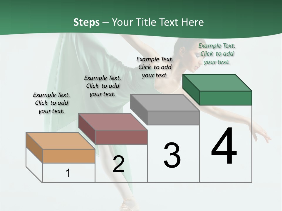Tutu Exercise Jump PowerPoint Template