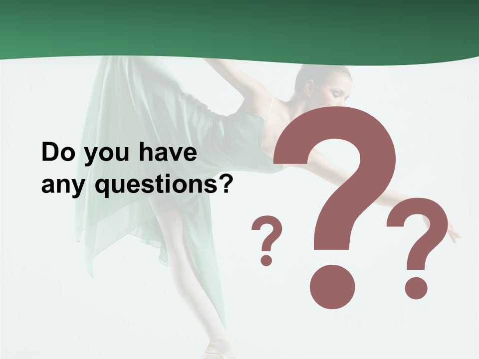 Tutu Exercise Jump PowerPoint Template