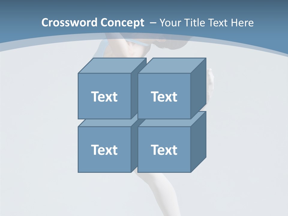 Fly Acrobat Leap PowerPoint Template