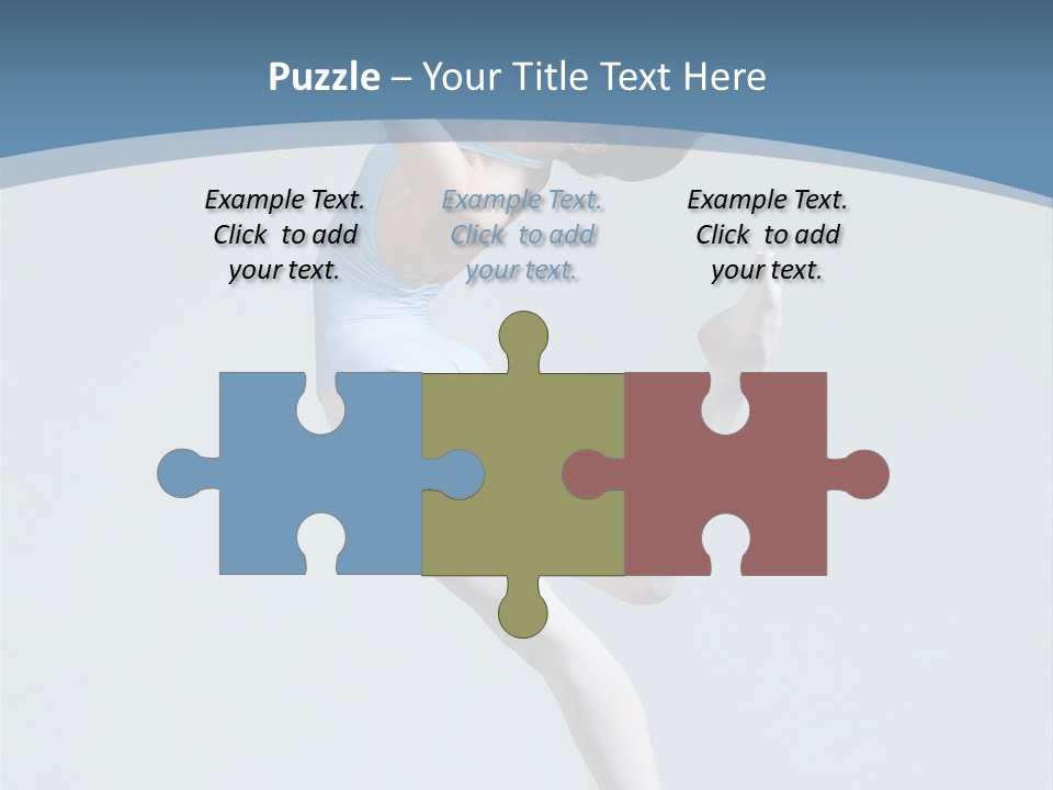 Fly Acrobat Leap PowerPoint Template