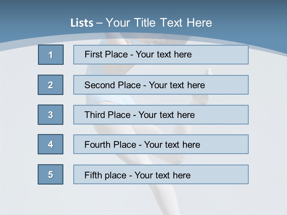 Fly Acrobat Leap PowerPoint Template