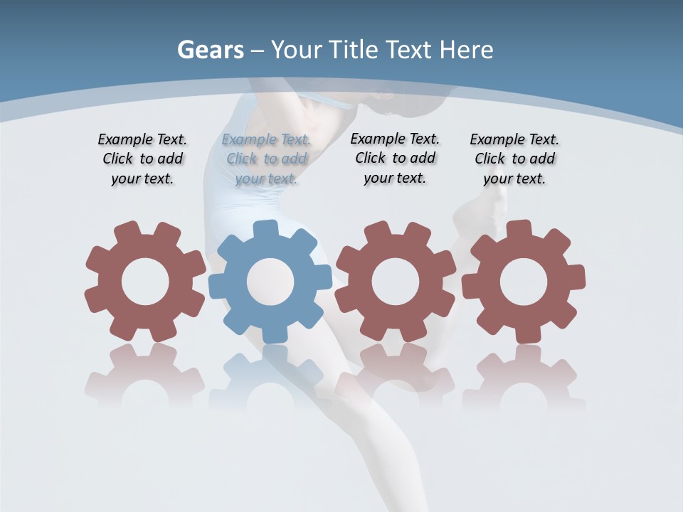 Fly Acrobat Leap PowerPoint Template