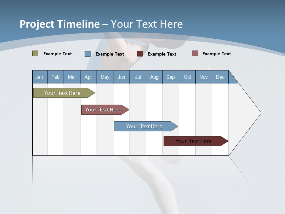Fly Acrobat Leap PowerPoint Template