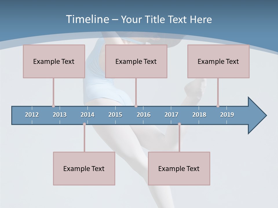 Fly Acrobat Leap PowerPoint Template