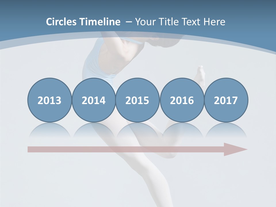 Fly Acrobat Leap PowerPoint Template