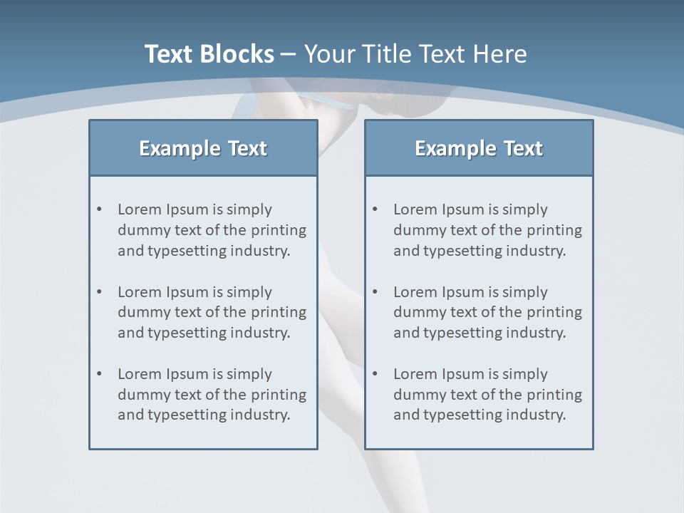 Fly Acrobat Leap PowerPoint Template