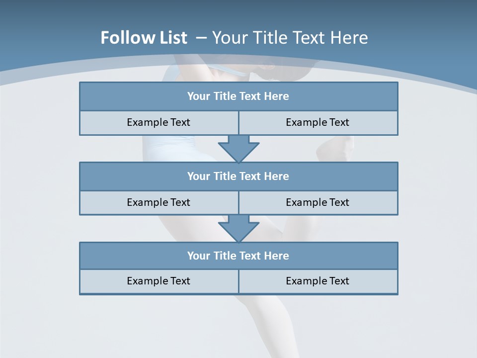 Fly Acrobat Leap PowerPoint Template
