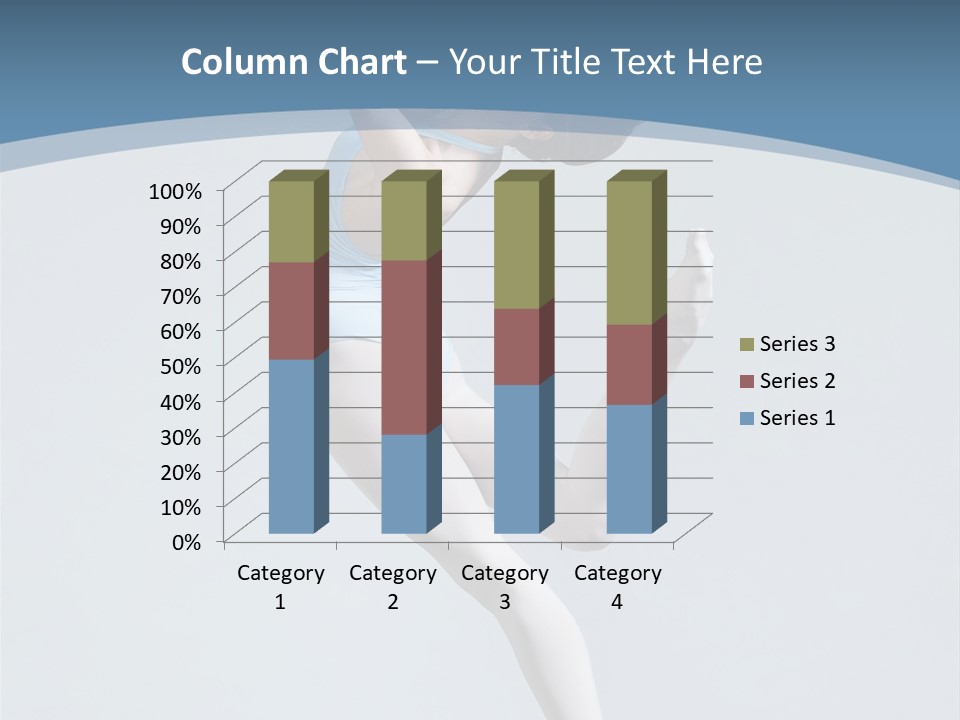 Fly Acrobat Leap PowerPoint Template