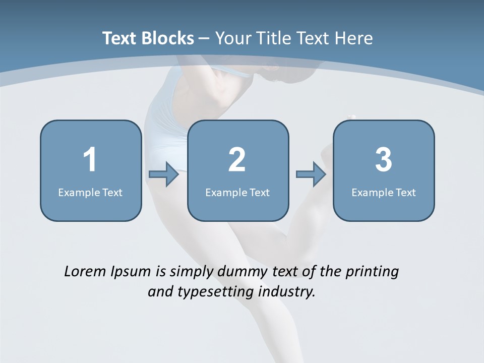 Fly Acrobat Leap PowerPoint Template