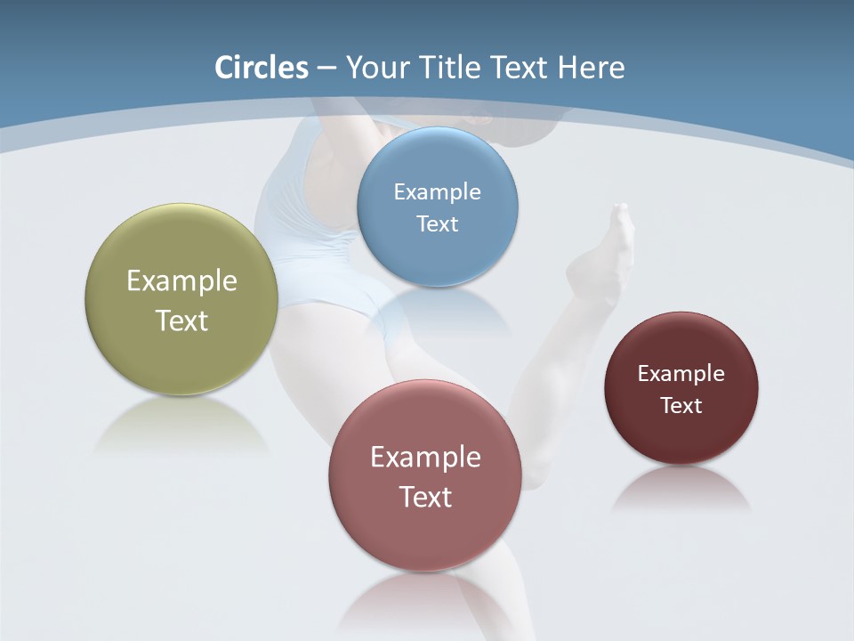 Fly Acrobat Leap PowerPoint Template