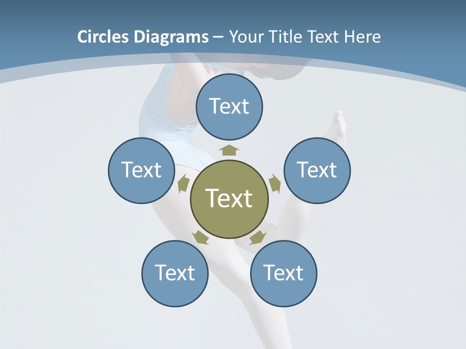 Fly Acrobat Leap PowerPoint Template