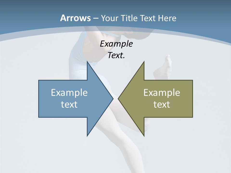 Fly Acrobat Leap PowerPoint Template