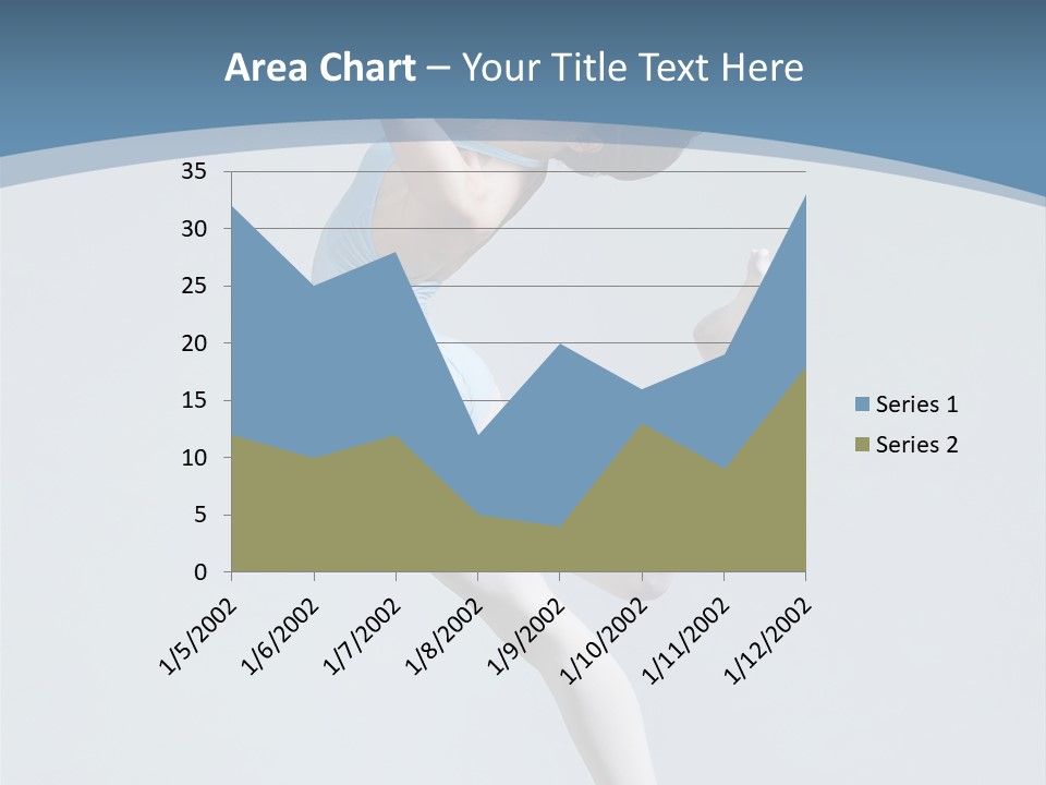 Fly Acrobat Leap PowerPoint Template