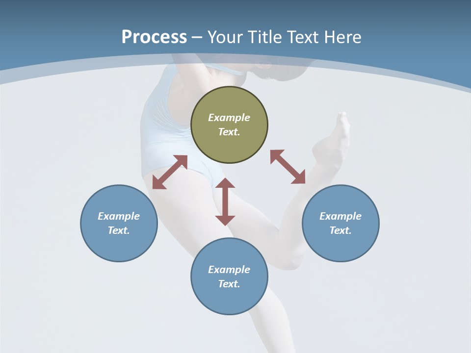 Fly Acrobat Leap PowerPoint Template