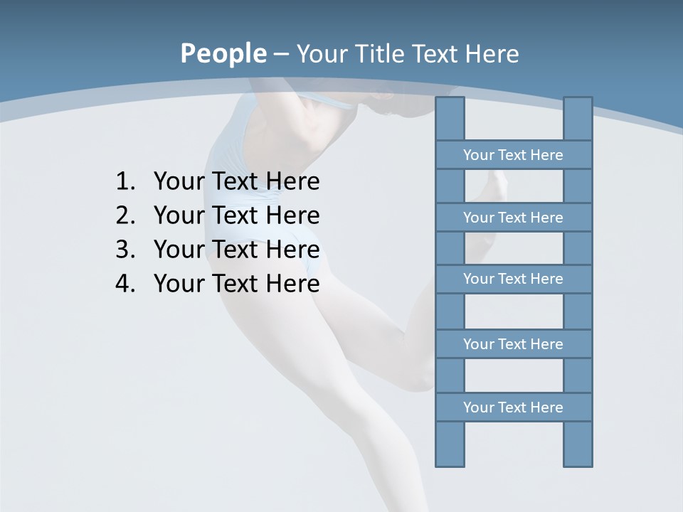Fly Acrobat Leap PowerPoint Template